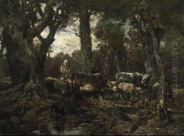 Dans La Clairiere, Foret De Fontainebleau - view 1