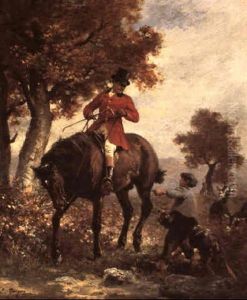 Huntsman On Horseback by Charles Emile Jacque