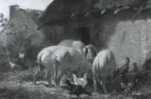 Animaux by Charles Emile Jacque
