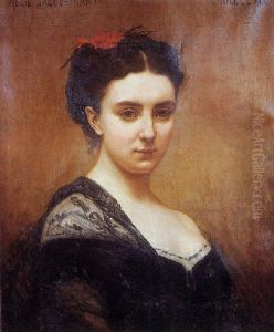 Autoportrait (?) by Nelie Barbe Hyacinthe Jacquemart