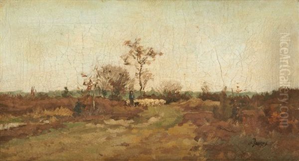 Berger Et Son Troupeau De Moutons - view 1