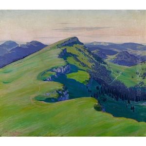 Sommerliche Juralandschaft by Francois Louis Jacques