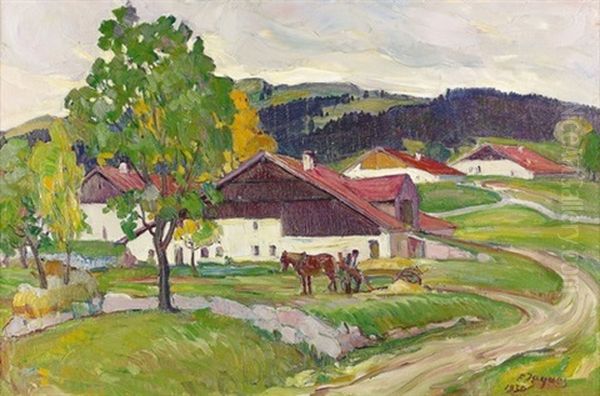Bauer Bei Der Feldarbeit - view 1