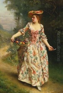 A Walk In The Park by Jacquet Gustave