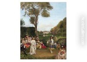 Garden Party by Jacquet Gustave