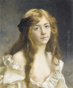 Bildnis Einer Rothaarigen Jungen Frau