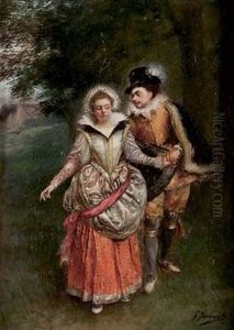 Moment Amoureux by Jacquet Gustave