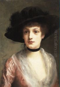 Portrait Of A Woman In A Black Hat