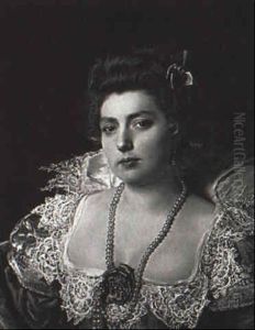Portrait D'une Femme Portant Des Perles Portrait D'une Femme Portant Des Perles