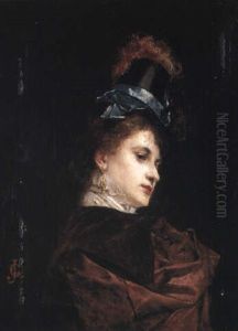 The New Hat by Jacquet Gustave