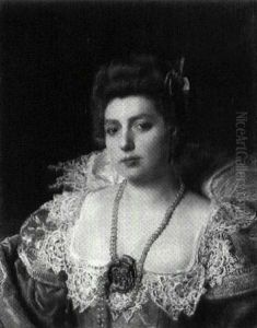 Portrait D'une Femme Portant Des Perles Portrait D'une Femme Portant Des Perles