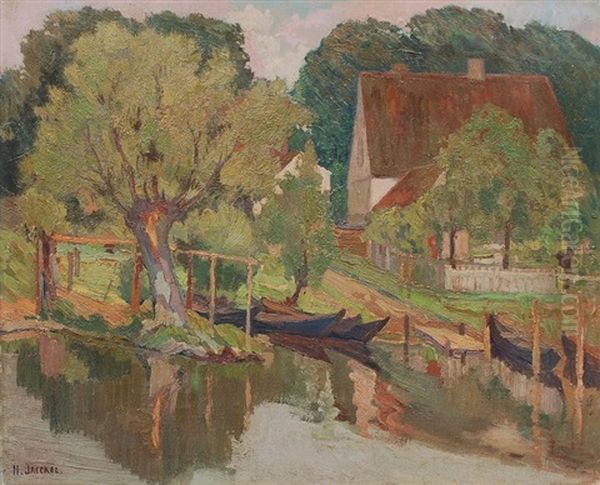 Boddenlandschaft (haus Mit Anlegesteg) - view 1