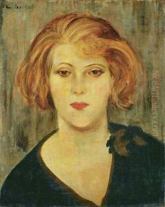Portrait Einer Jungen Frau