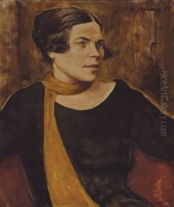 Portrait Of A Polish Lady by Willi Jaeckel
