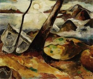 Andacht Und Schauen (preliminary Study) by Willi Jaeckel
