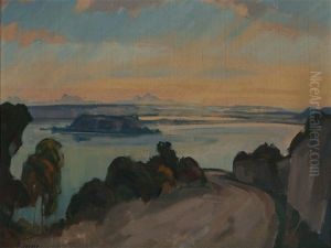 Idyll On The Bieler Lake by August Jaeger