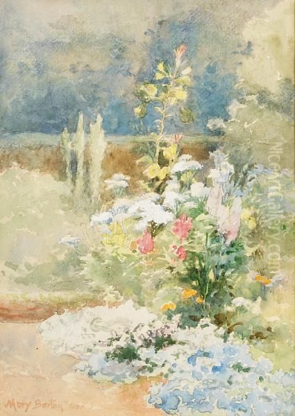 A Border Of Summer Flowers - view 1