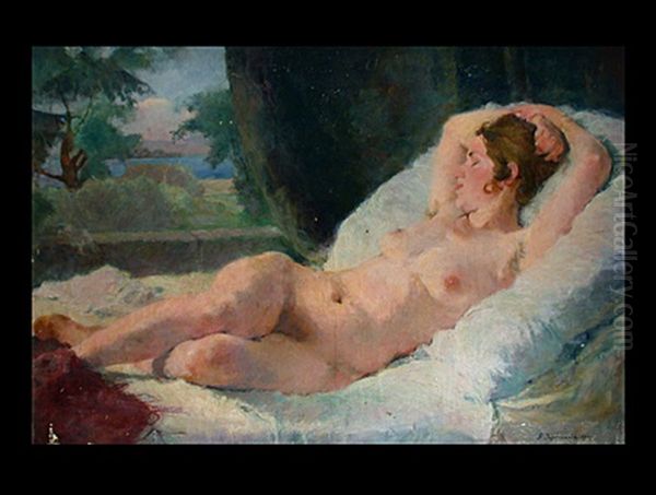 Weiblicher Liegender Akt - view 1