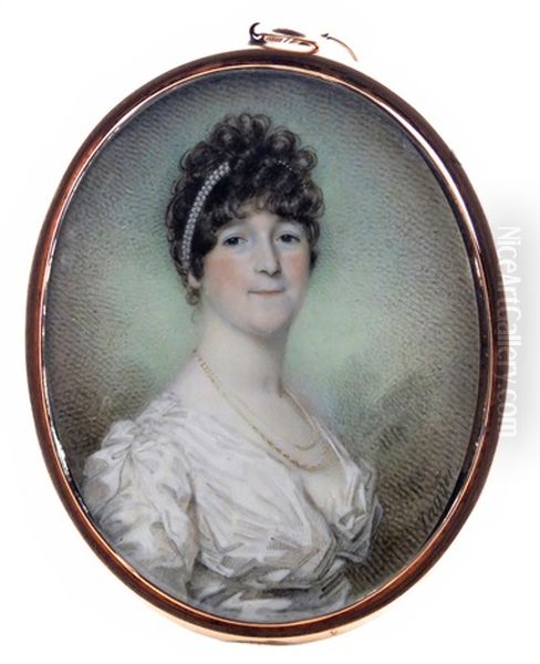 Portrait Miniature Of A Lady - view 1