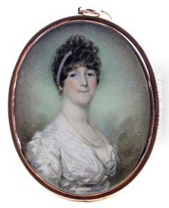 Portrait Miniature Of A Lady