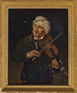The Violinist by Marie Therese de Jaham