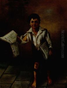 Newsboy Selling The New Orleans Item Newsboy Selling The New Orleans Item