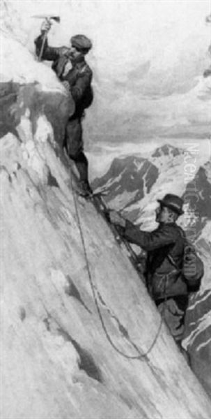 Bergsteiger In Der Eiswad - view 1