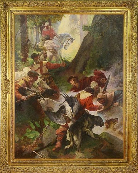 The Discovery Of Mineral Springs In Karlovy Vary - view 1