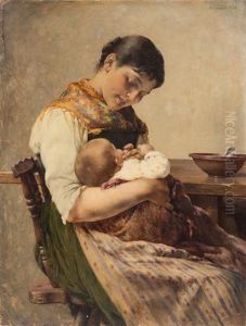 Maternal Affection by Georgios Jakobides