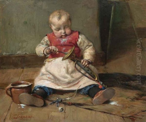 Child With A Trumpet - view 1