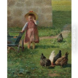 Young Girl In A Garden Young Girl In A Garden