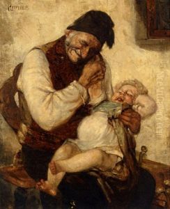 The Affectionate Grandfather by Georgios Jakobides