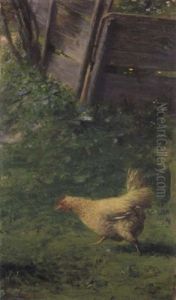 Hen In The Yard Hen In The Yard