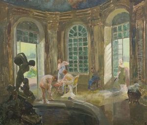 After A Bath by Frantisek Jakub