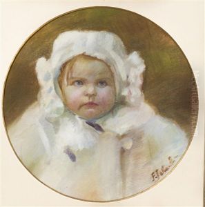 Portrait Of A Child by Frantisek Jakub