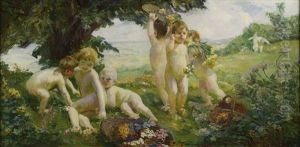 Playing Children by Frantisek Jakub