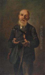 Old Street Musician by Vojtech Bartonek