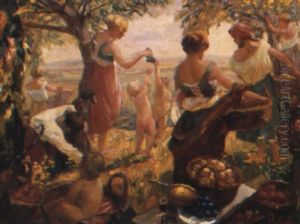 Picking Up Fruit by Frantisek Jakub