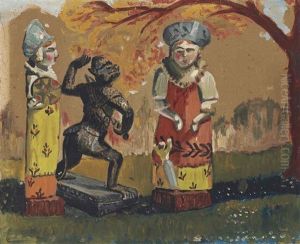 Russian Figures by Maria Vasilevna Jakunchikova