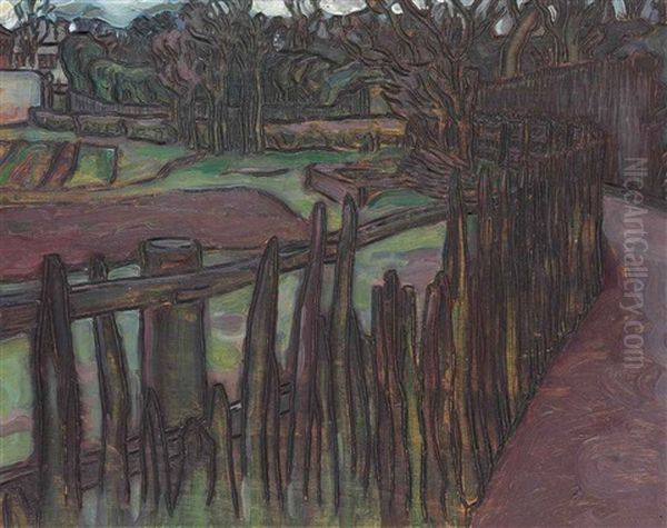 A Damp January, Meudon - view 1