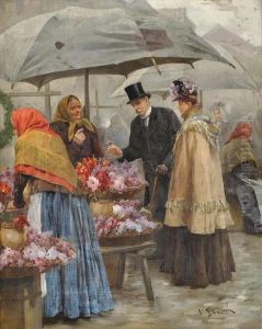 In The Flower Market In The Flower Market