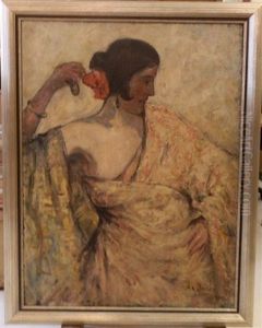 Une Gitane by Armand Gustave Gerard Jamar