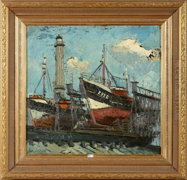 Chantier Naval Au Port De Zeebruges - view 1
