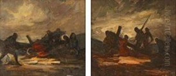 Scenes Of The Crucifixion (2 Works) - view 1