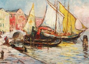 Barques De Dalmatie A Venise