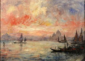 Soir A Venise by Armand Gustave Gerard Jamar