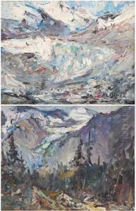 En Haute Savoie Et Glacier Pres D'argentieres-haute Savoie