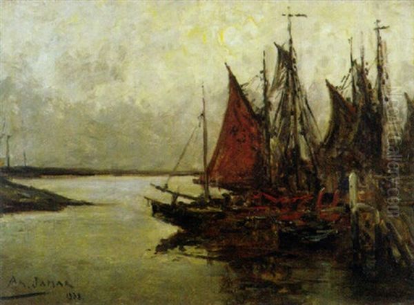 Soir Au Port De Zeebrugge - view 1