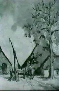 Cour De Ferme by Armand Gustave Gerard Jamar