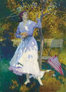 Fruit-picker by Lajos (Louis) Jambor